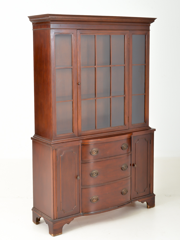 Hepplewhite Style China Hutch