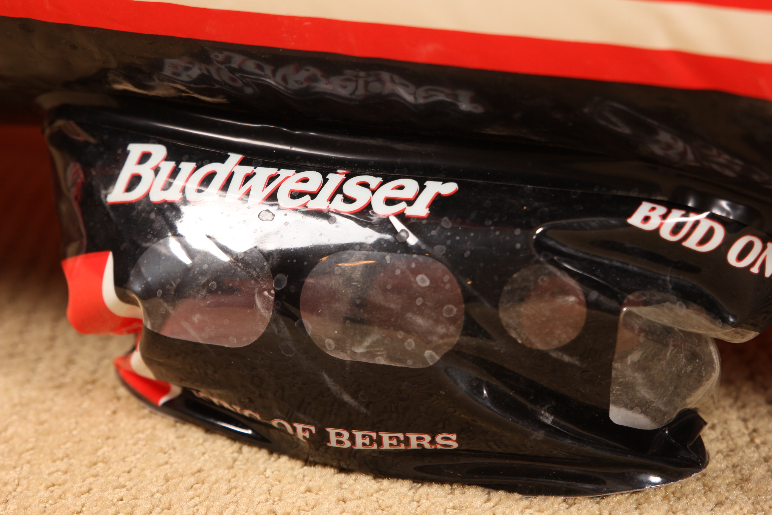 Budweiser Inflatable Blimp and Bottle