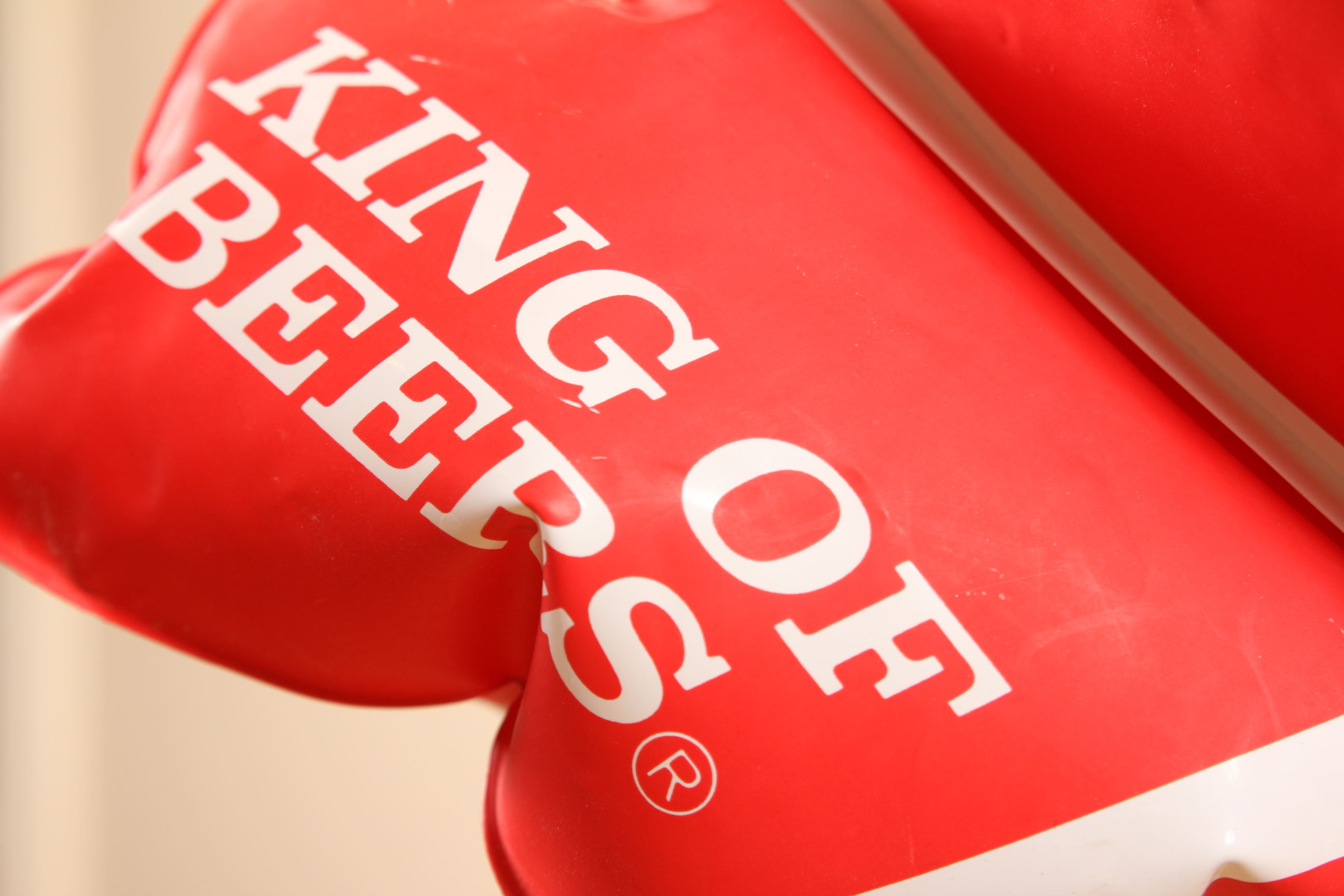 Budweiser Inflatable Blimp and Bottle