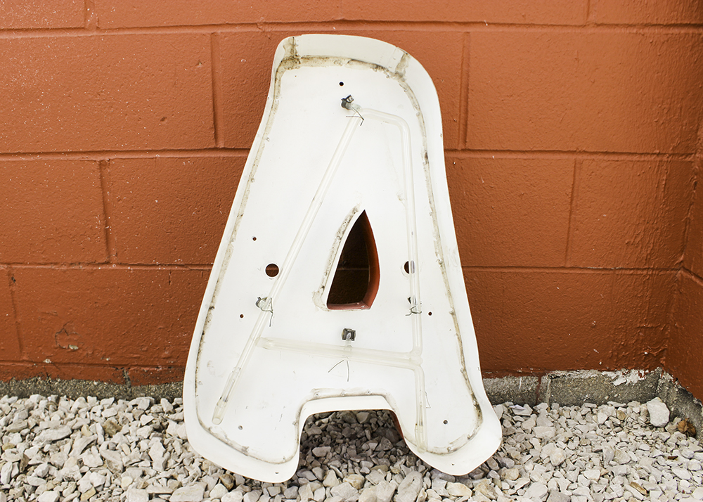 Assortment of Salvage Marquee Letters