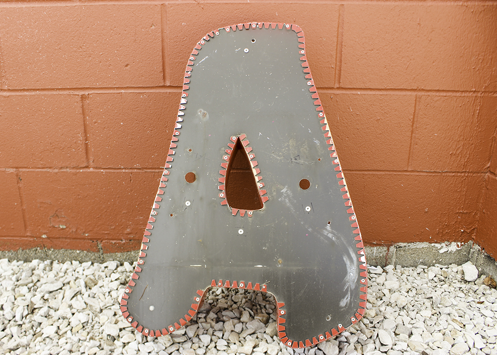 Assortment of Salvage Marquee Letters