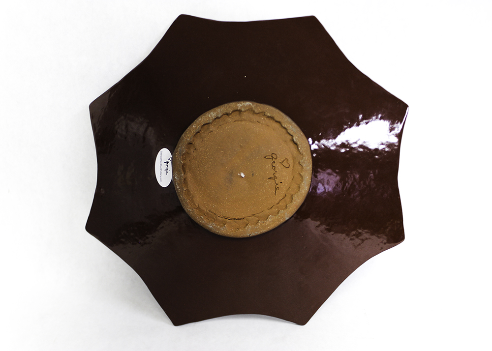 Original Georgie Handbuilt Pottery Scalloped Platters