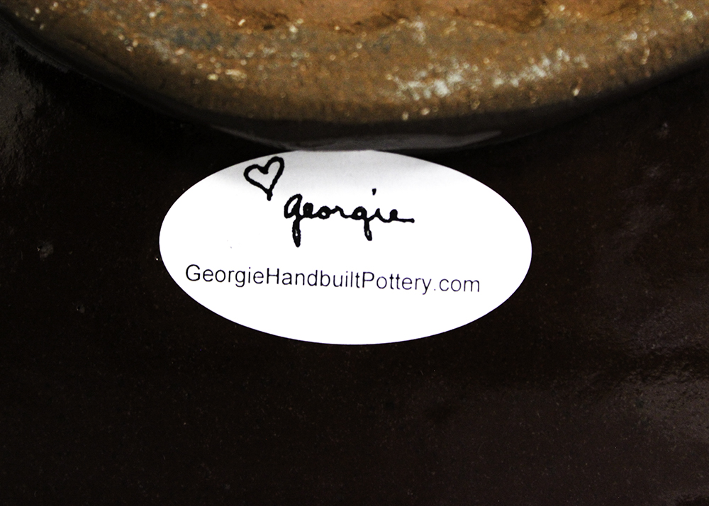 Original Georgie Handbuilt Pottery Scalloped Platters