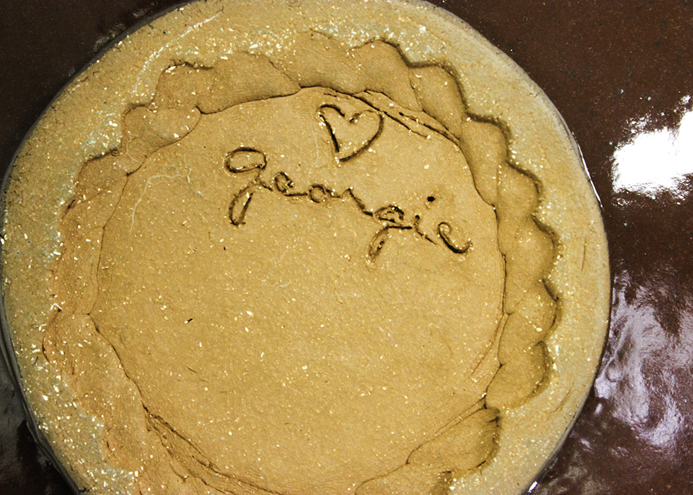 Original Georgie Handbuilt Pottery Scalloped Platters