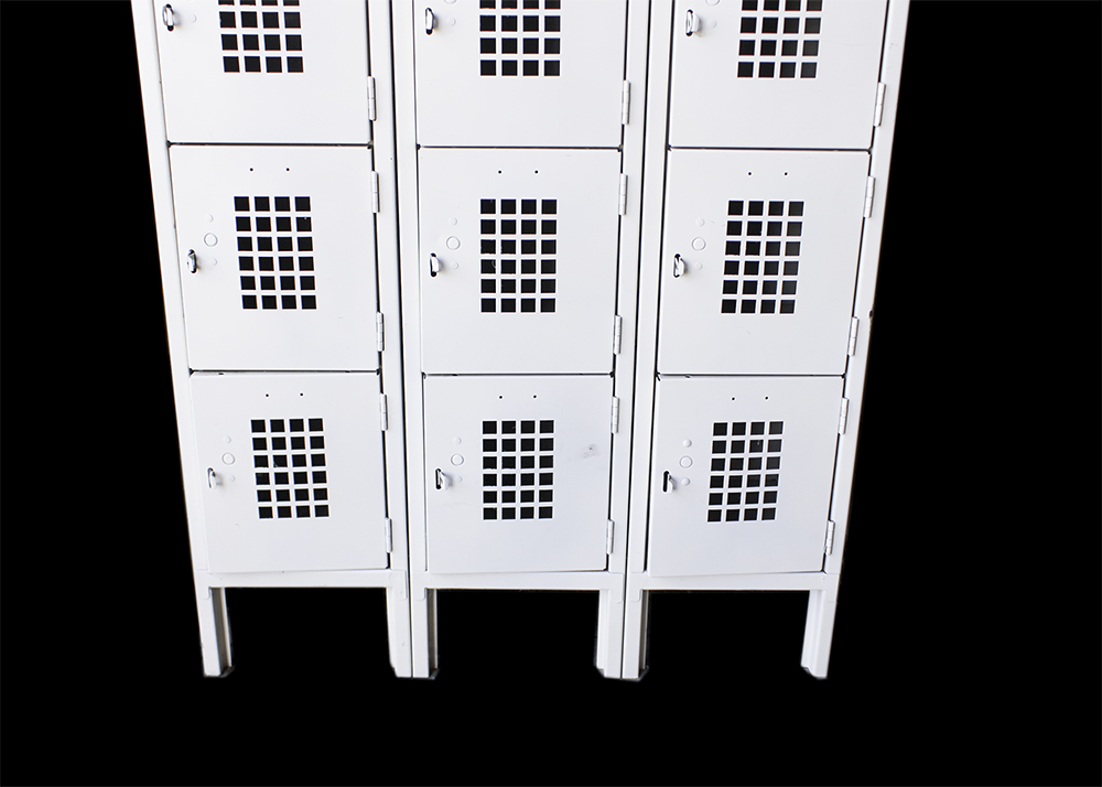 Gym Style Metal Locker Unit