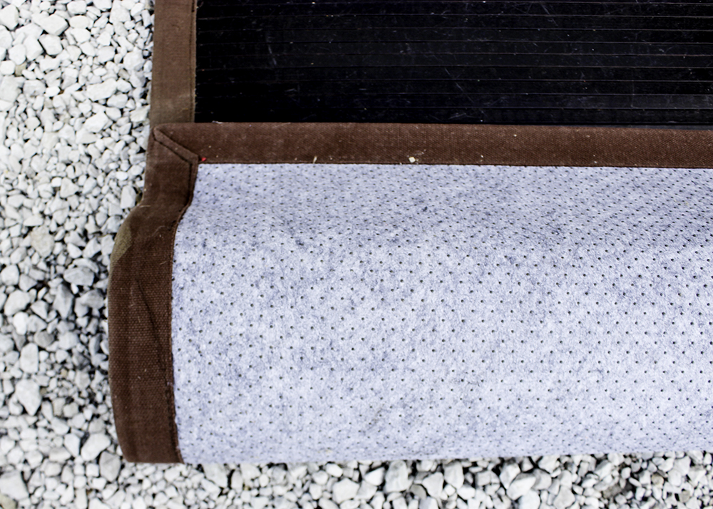 Bamboo Mahogany Area Rug