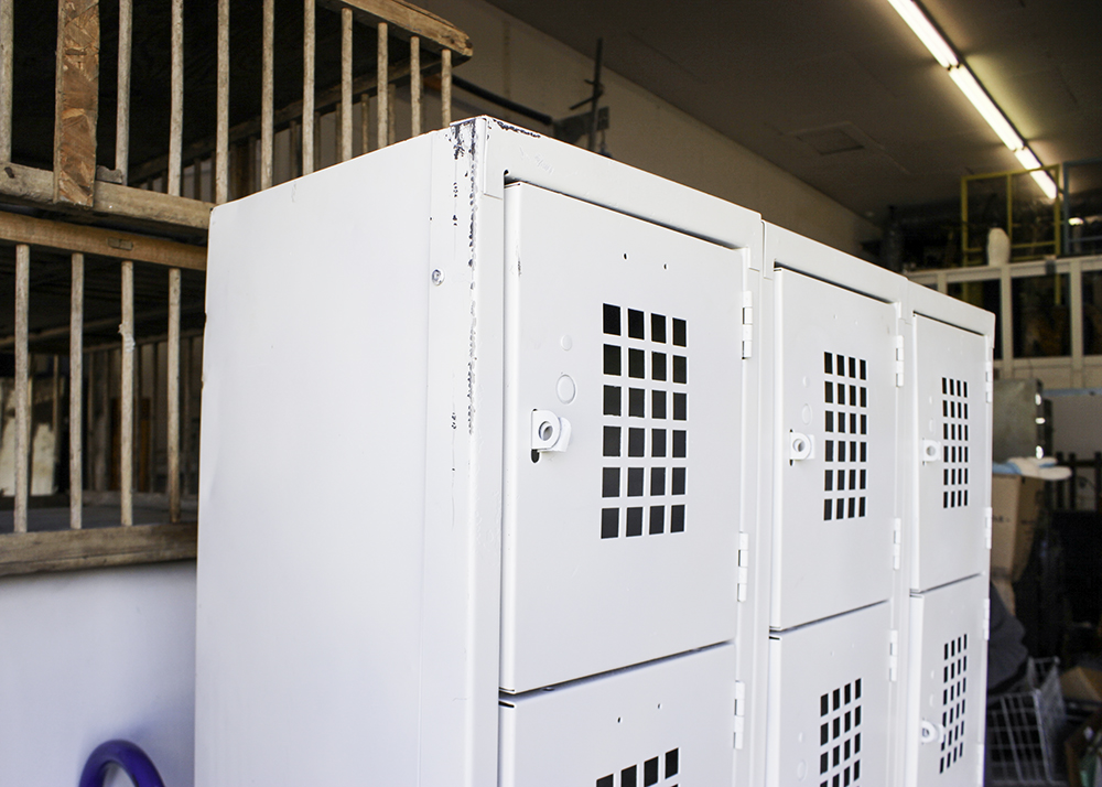 Gym Style Metal Locker Unit