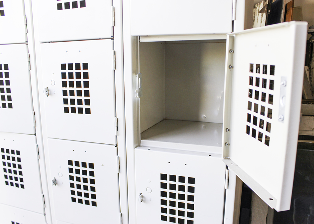 Gym Style Metal Locker Unit