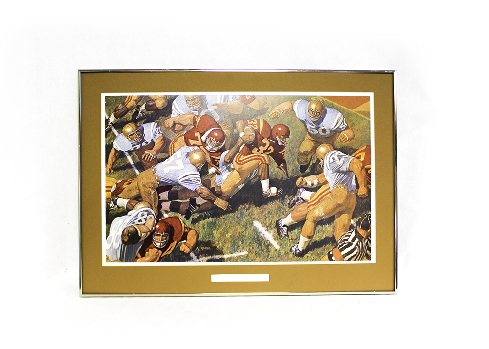 Collection of Four Arnold Friberg Football Offset Lithographs