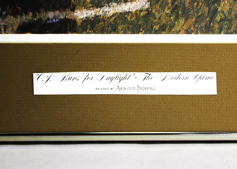 Collection of Four Arnold Friberg Football Offset Lithographs