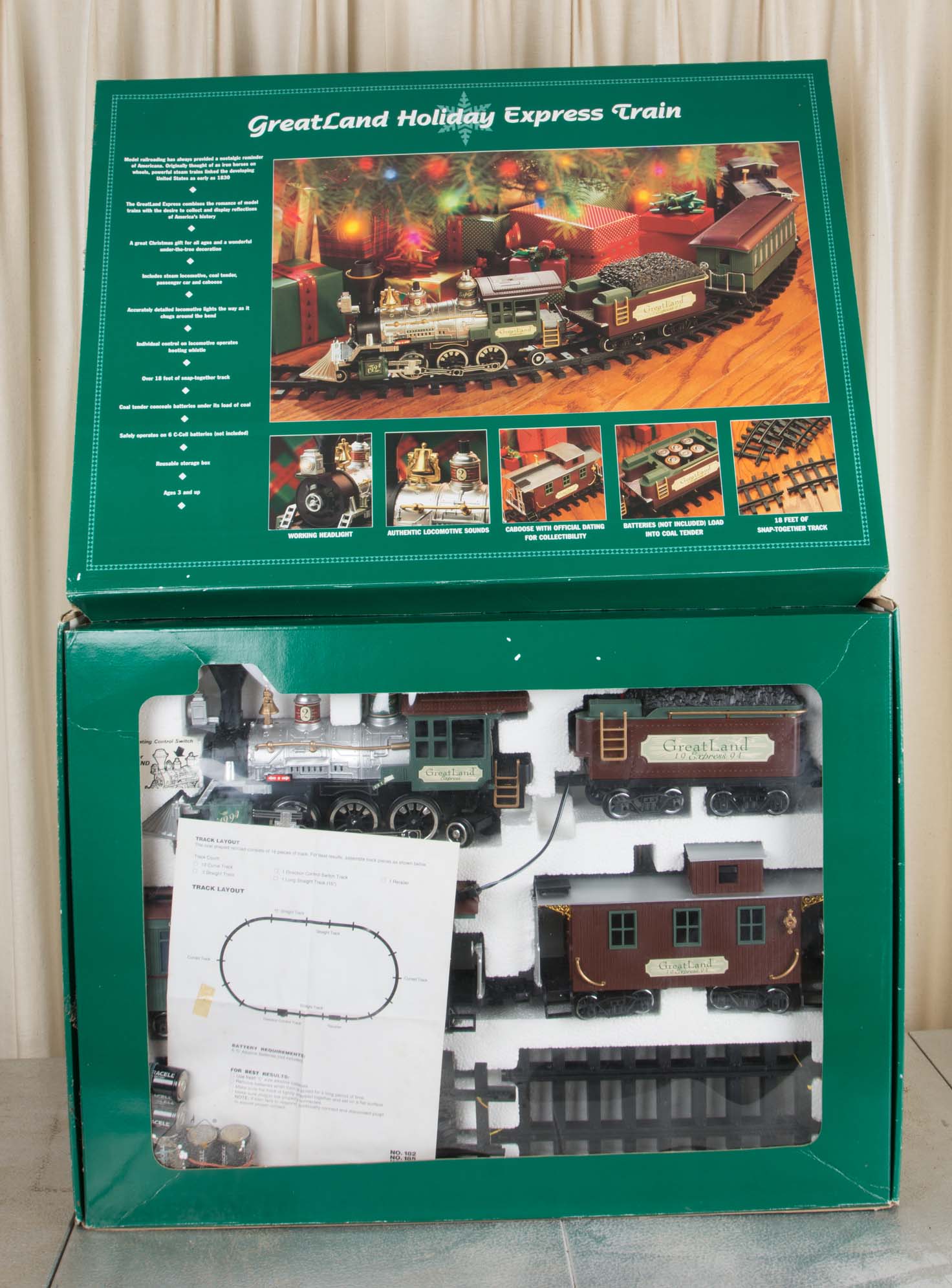 Greatland Holiday Express Train Set