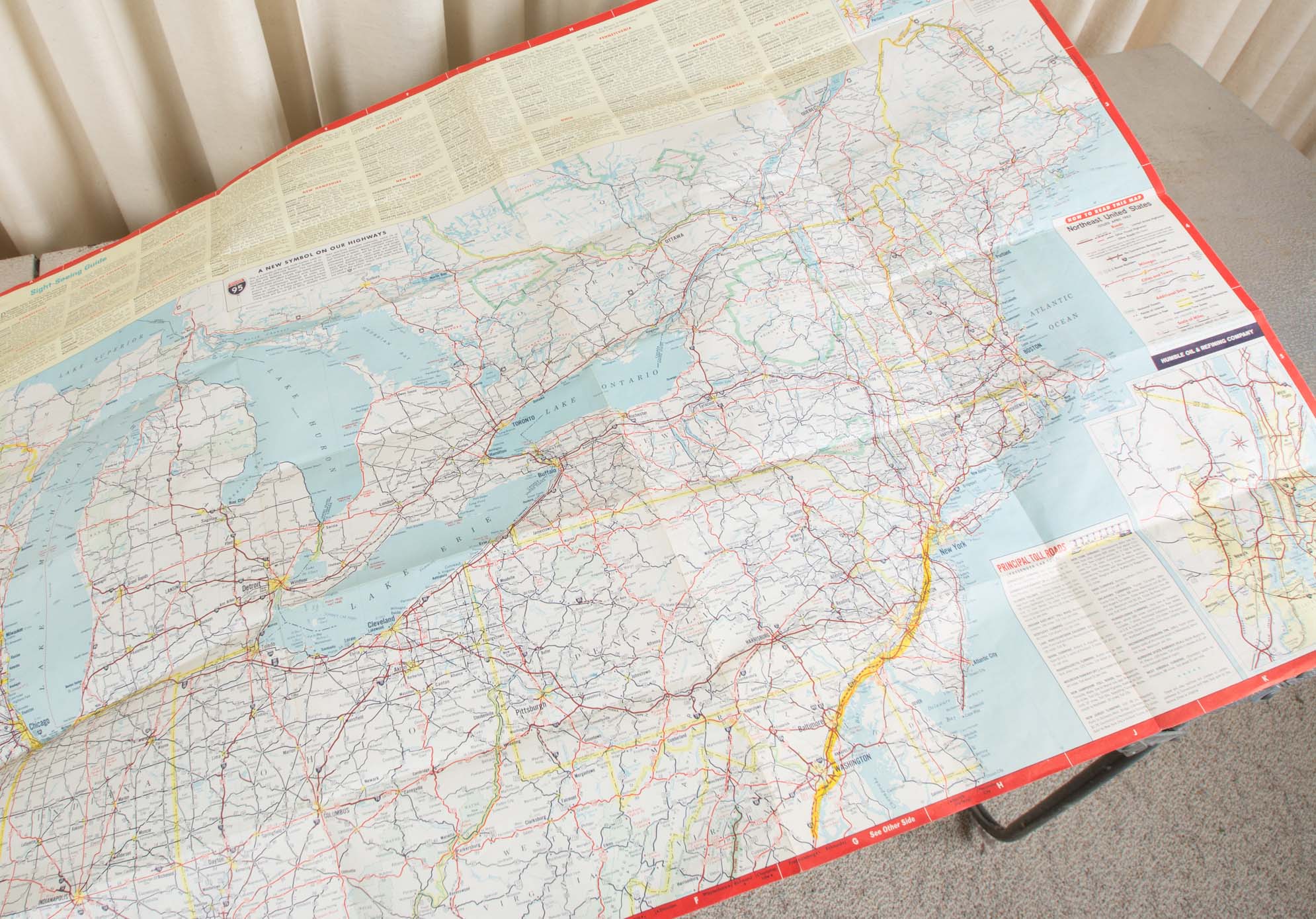 Vintage Maps and Attraction Brochures