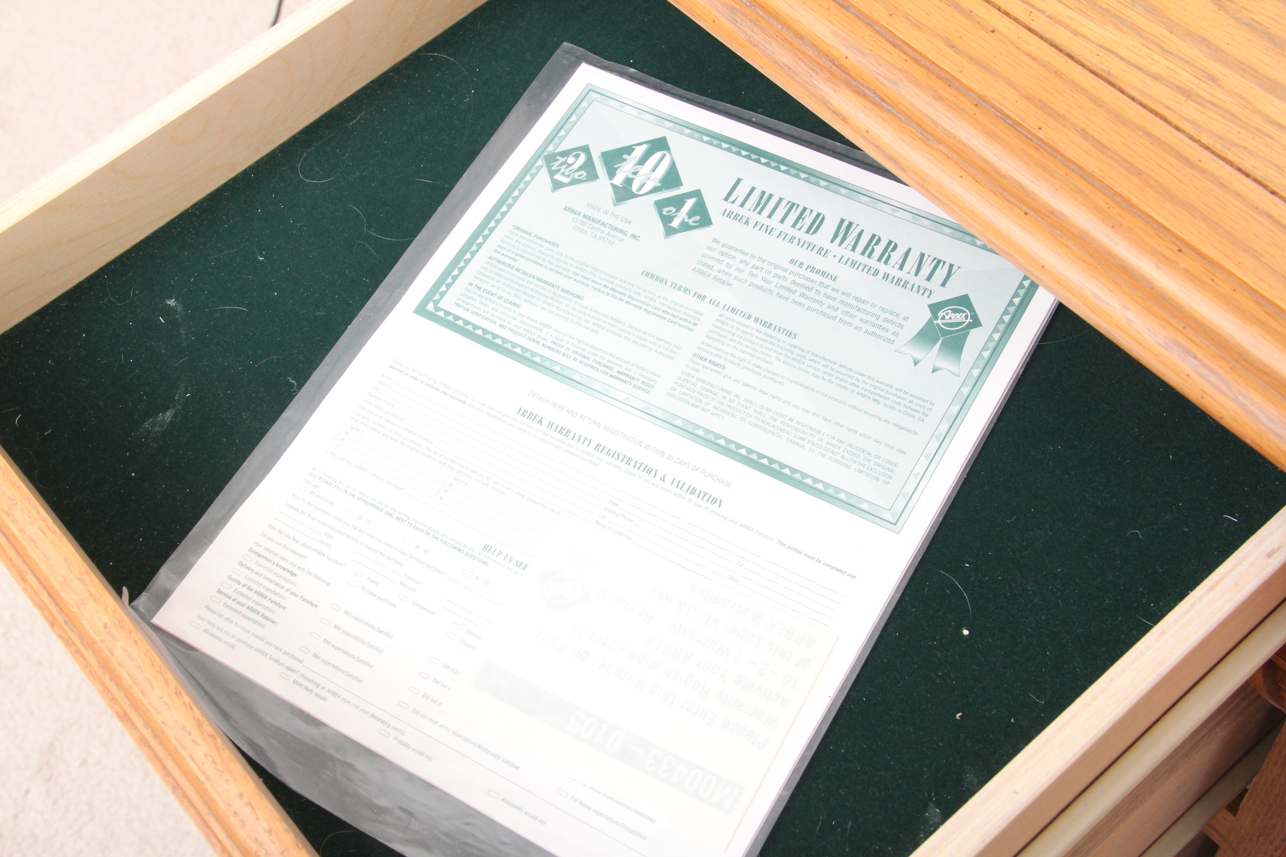 Arbek Oak Dresser with Mirror