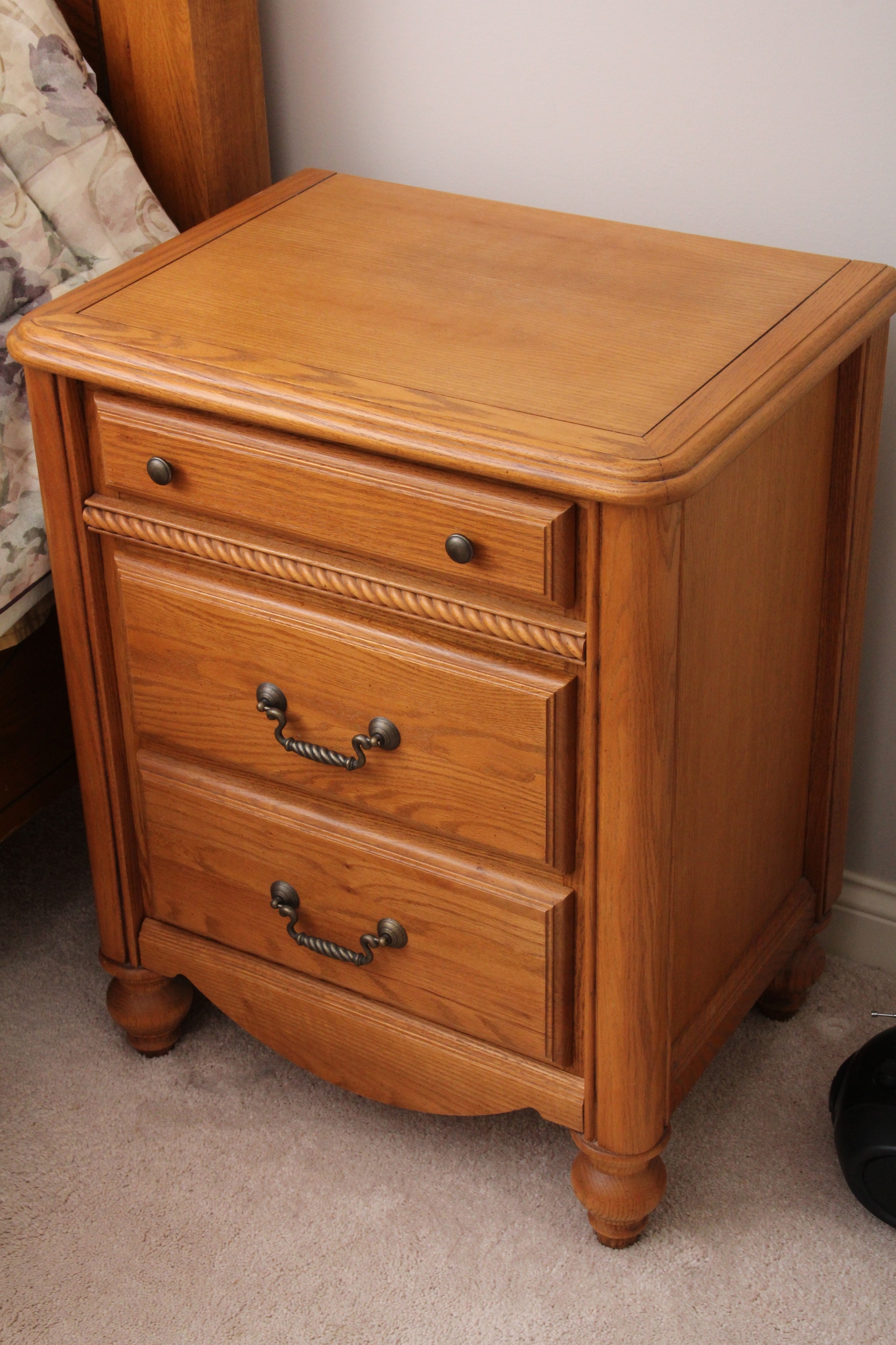 Pair of Arbek Oak Nightstands