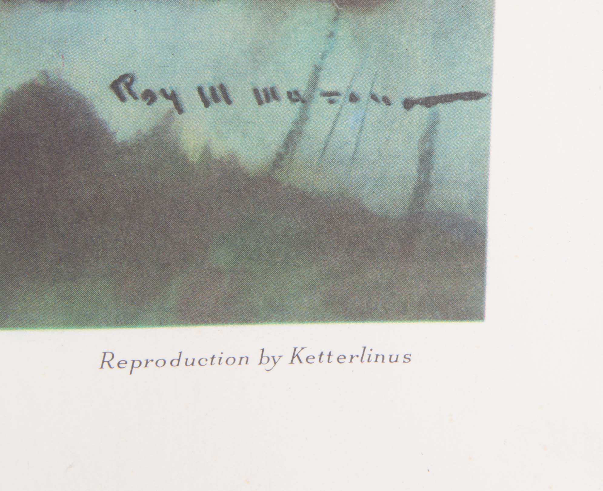 Pair of Roy M. Mason Watercolor Prints