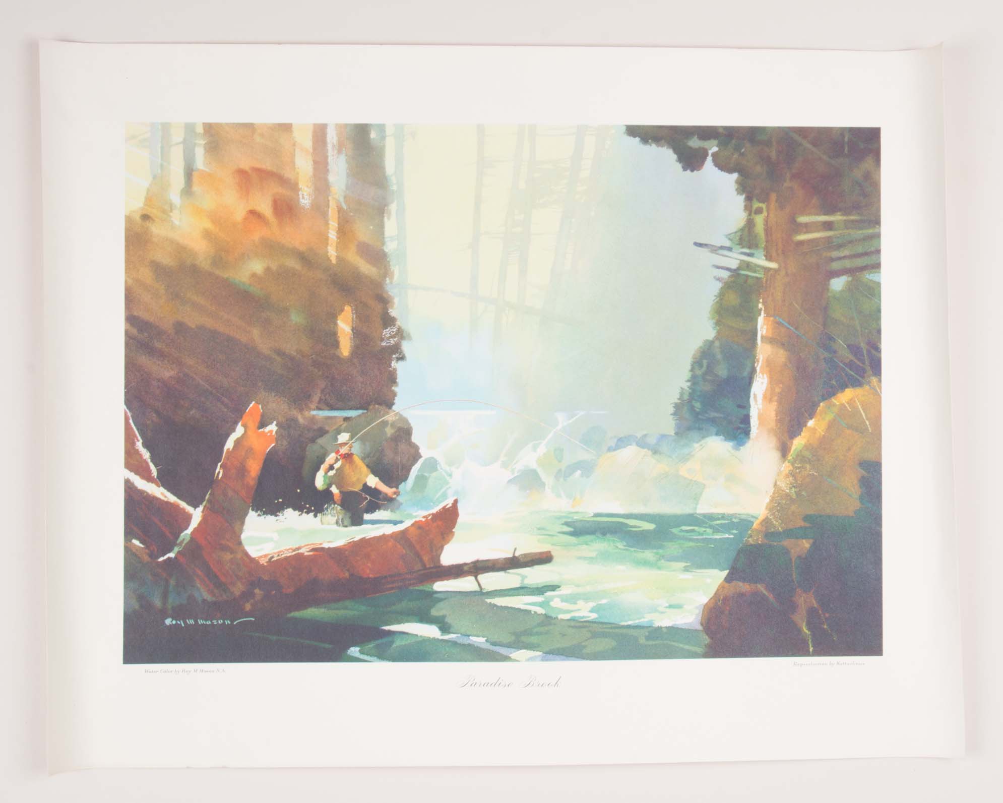 Pair of Roy M. Mason Watercolor Prints