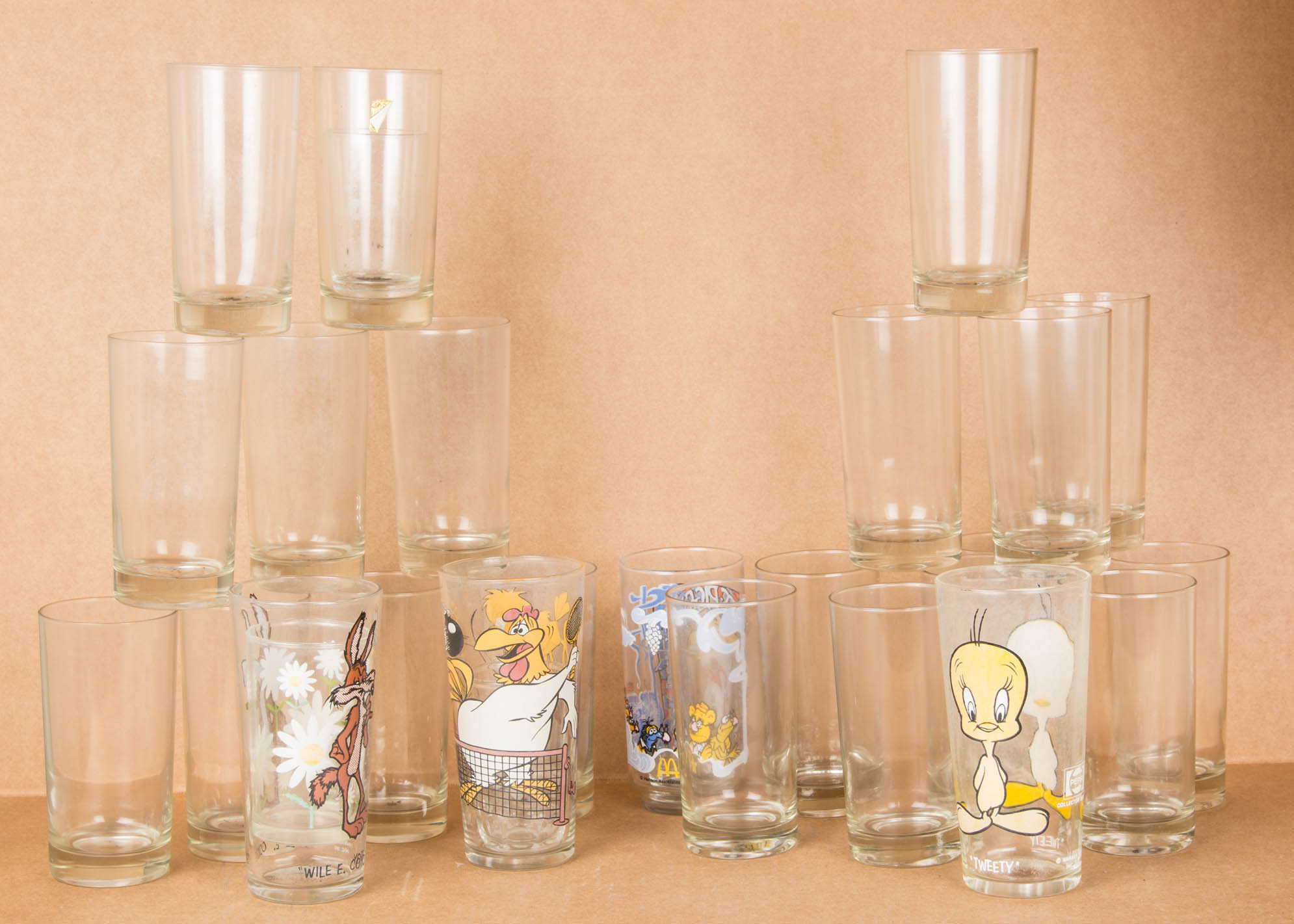 Assorted Vintage Glasses Including Pepsi Collector Series