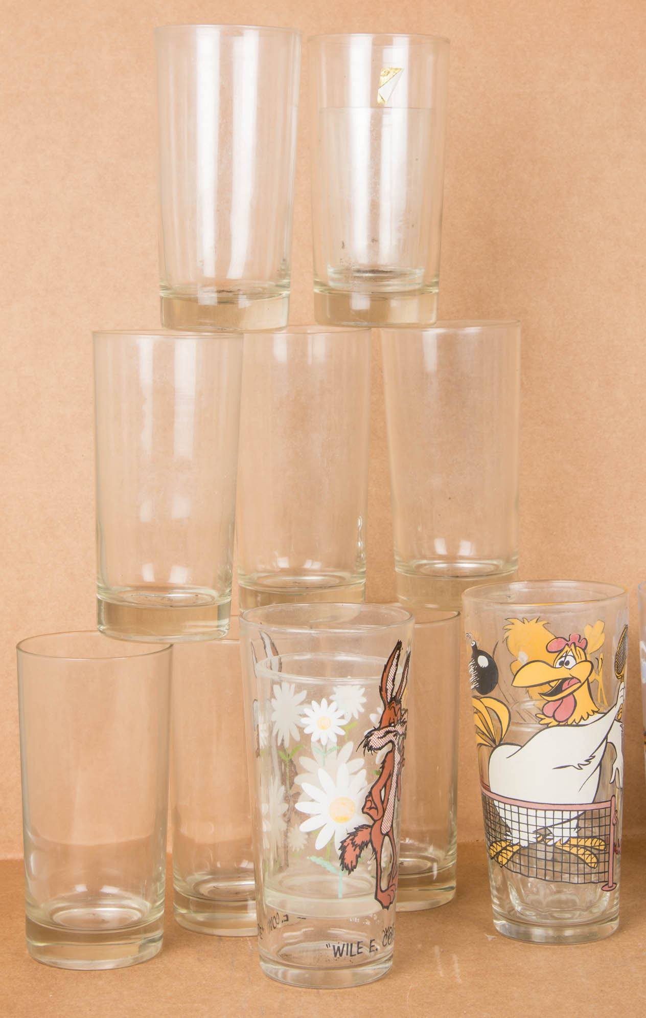 Assorted Vintage Glasses Including Pepsi Collector Series