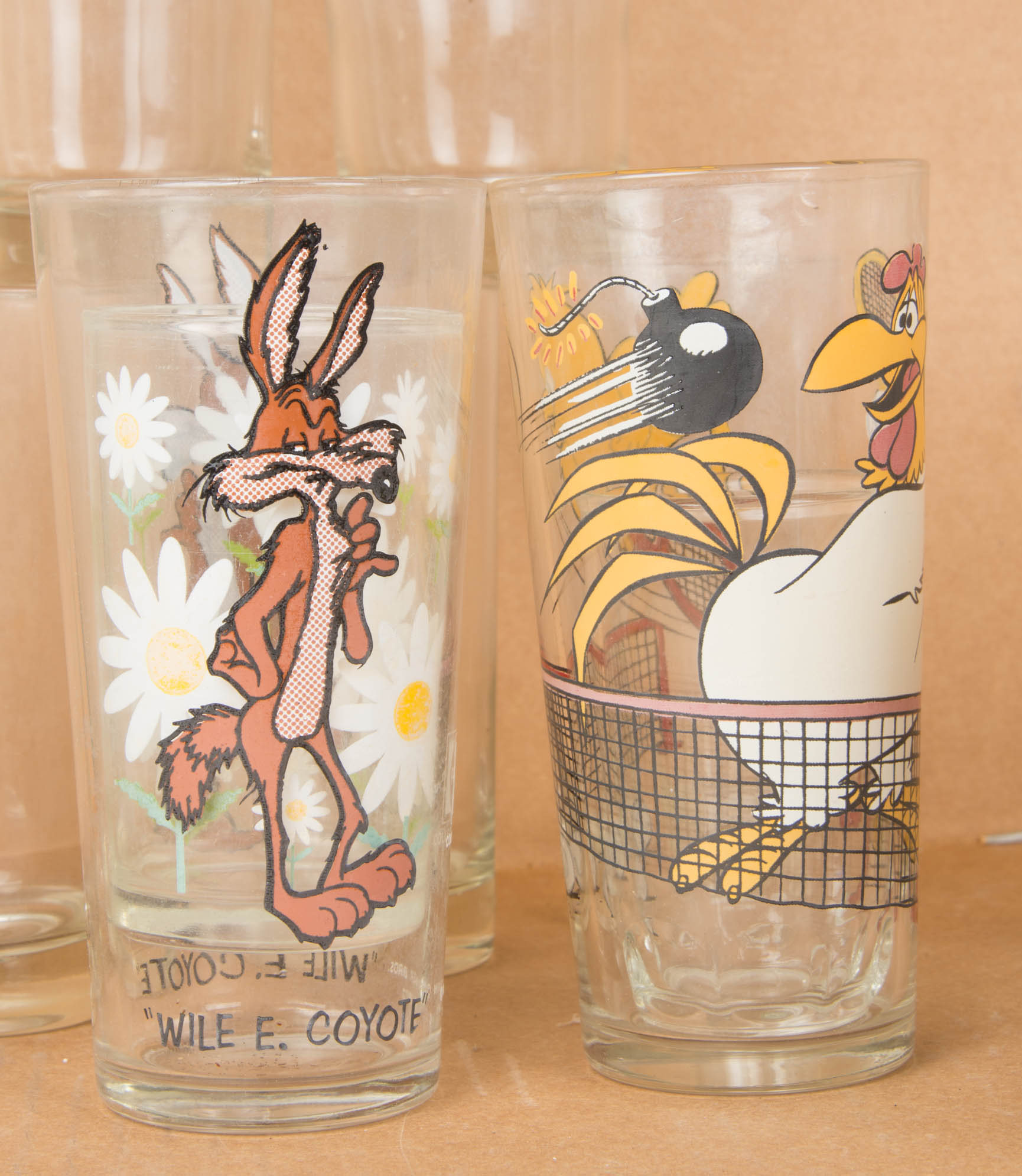 Assorted Vintage Glasses Including Pepsi Collector Series