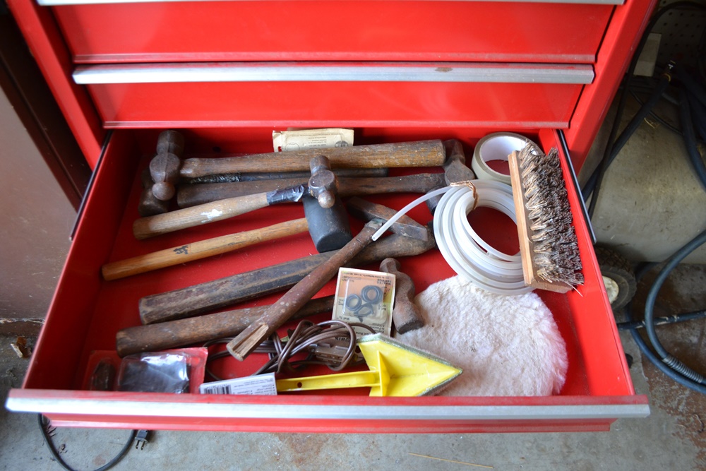 Stanley Stackable Rolling Tool Box With Tools