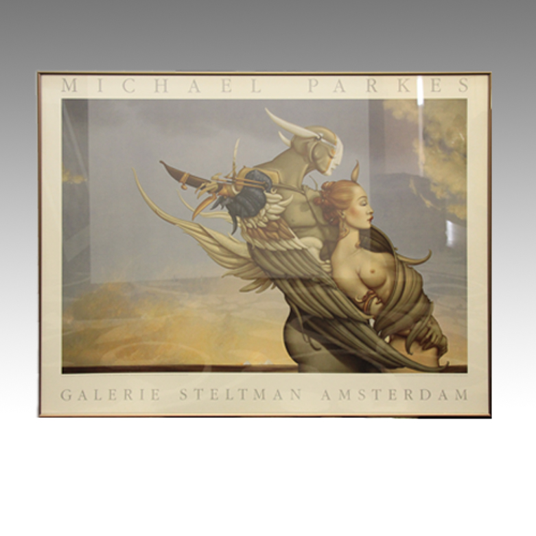 Duo of Michael Parkes Exhibition Posters