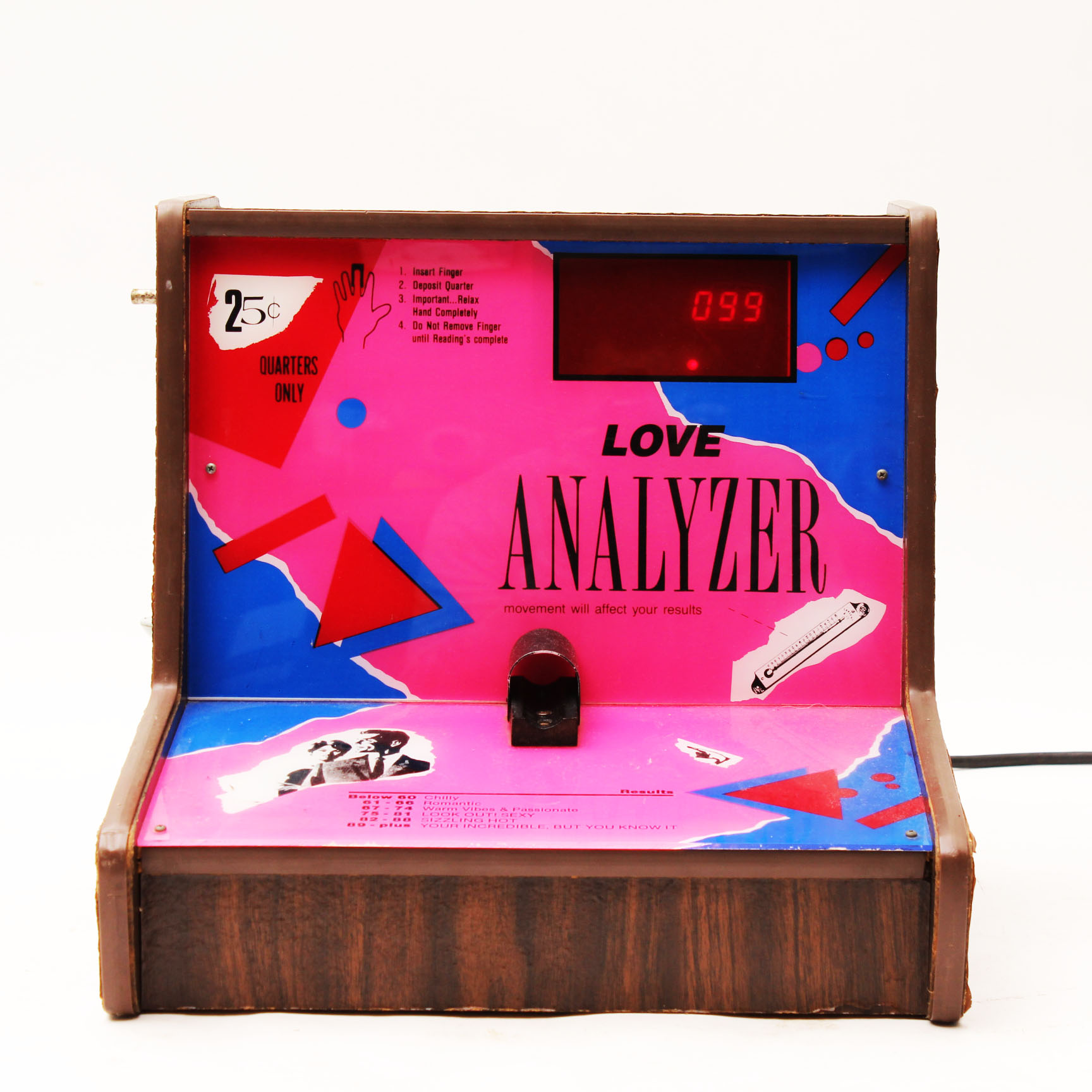 Vintage 1980's Love Analyzer Quarter Game