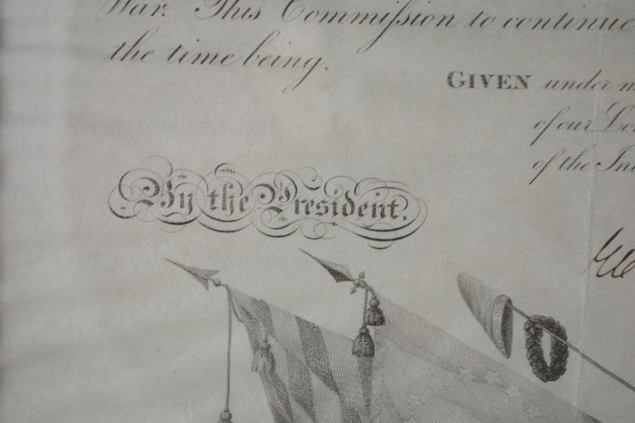 1848 Original Signed President Polk Letter of Appointment For Edward F. Abbott