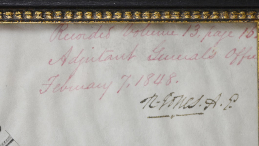 1848 Original Signed President Polk Letter of Appointment For Edward F. Abbott