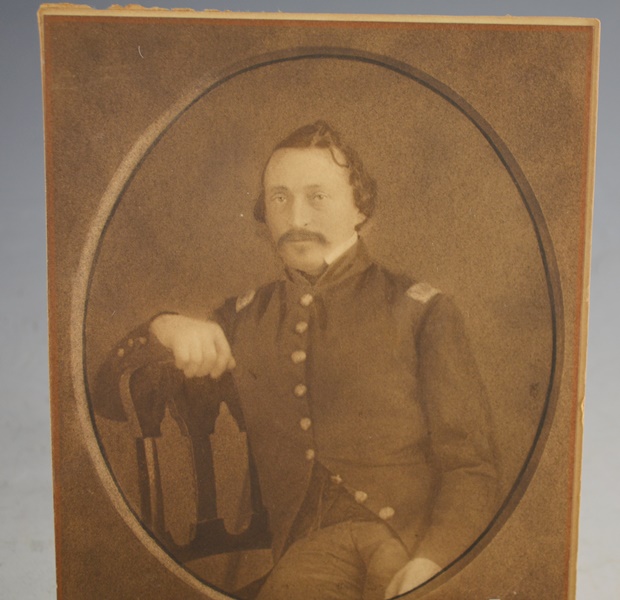 Antique Army Spyglass Of Major Edward F. Abbott