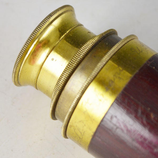 Antique Army Spyglass Of Major Edward F. Abbott