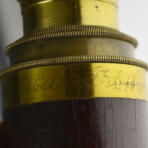 Antique Army Spyglass Of Major Edward F. Abbott