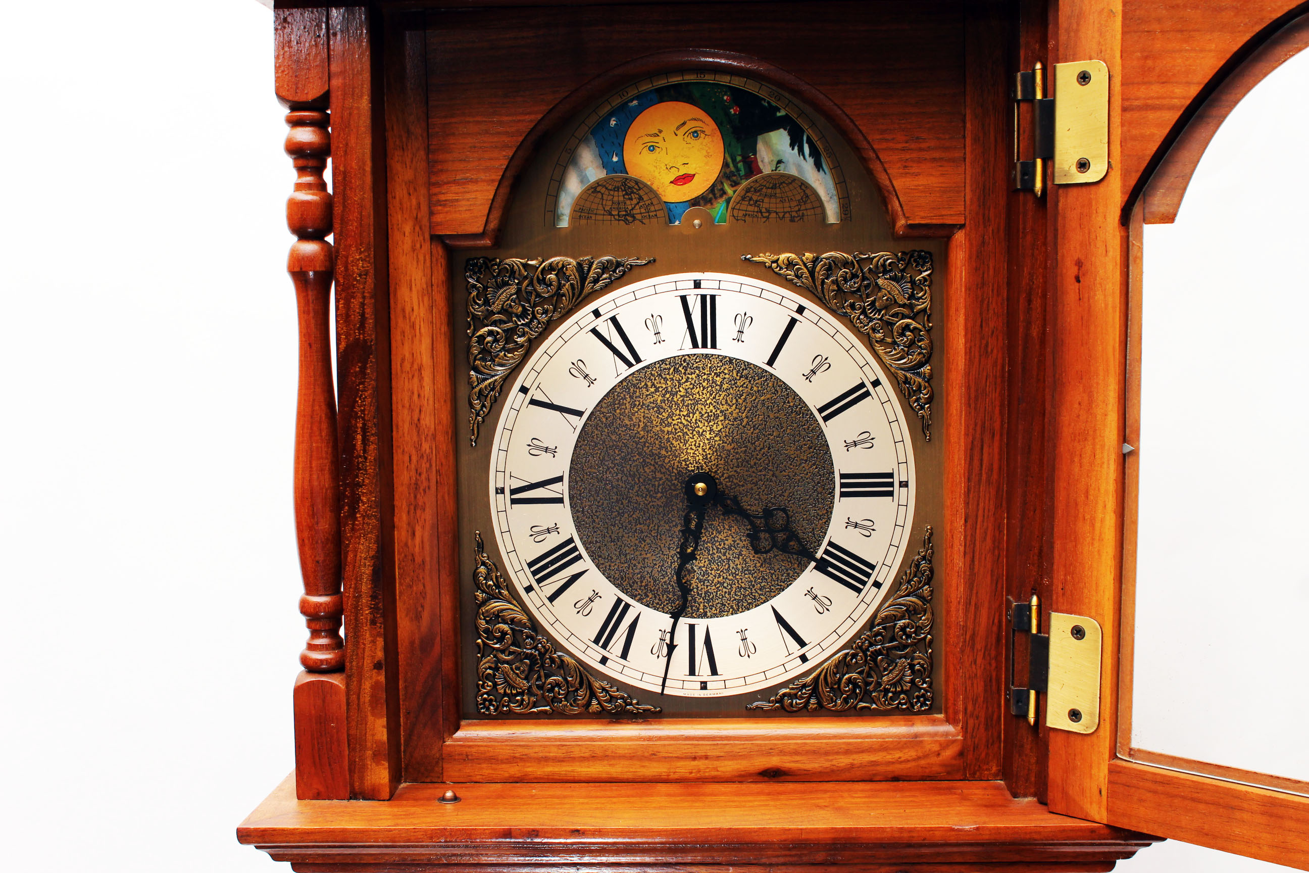 Cherrywood Emperor Grandfather Clock