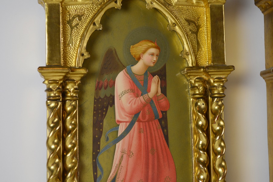 Pair of Framed Florentine Style Chromolithographs