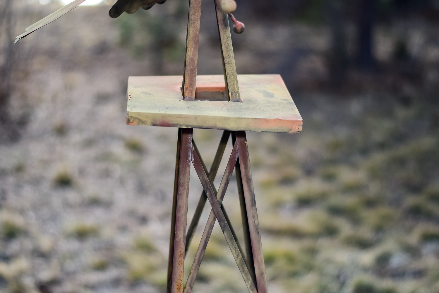Metal Bird Outdoor Sculpture