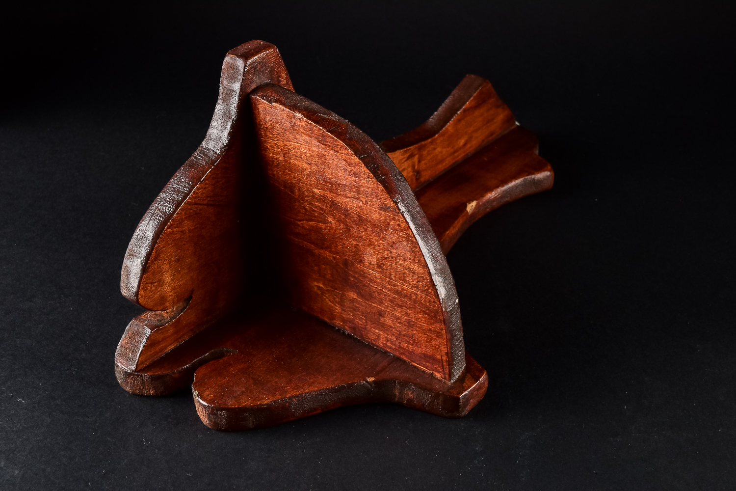 Collection of Wood and Glass Vanity Accessories