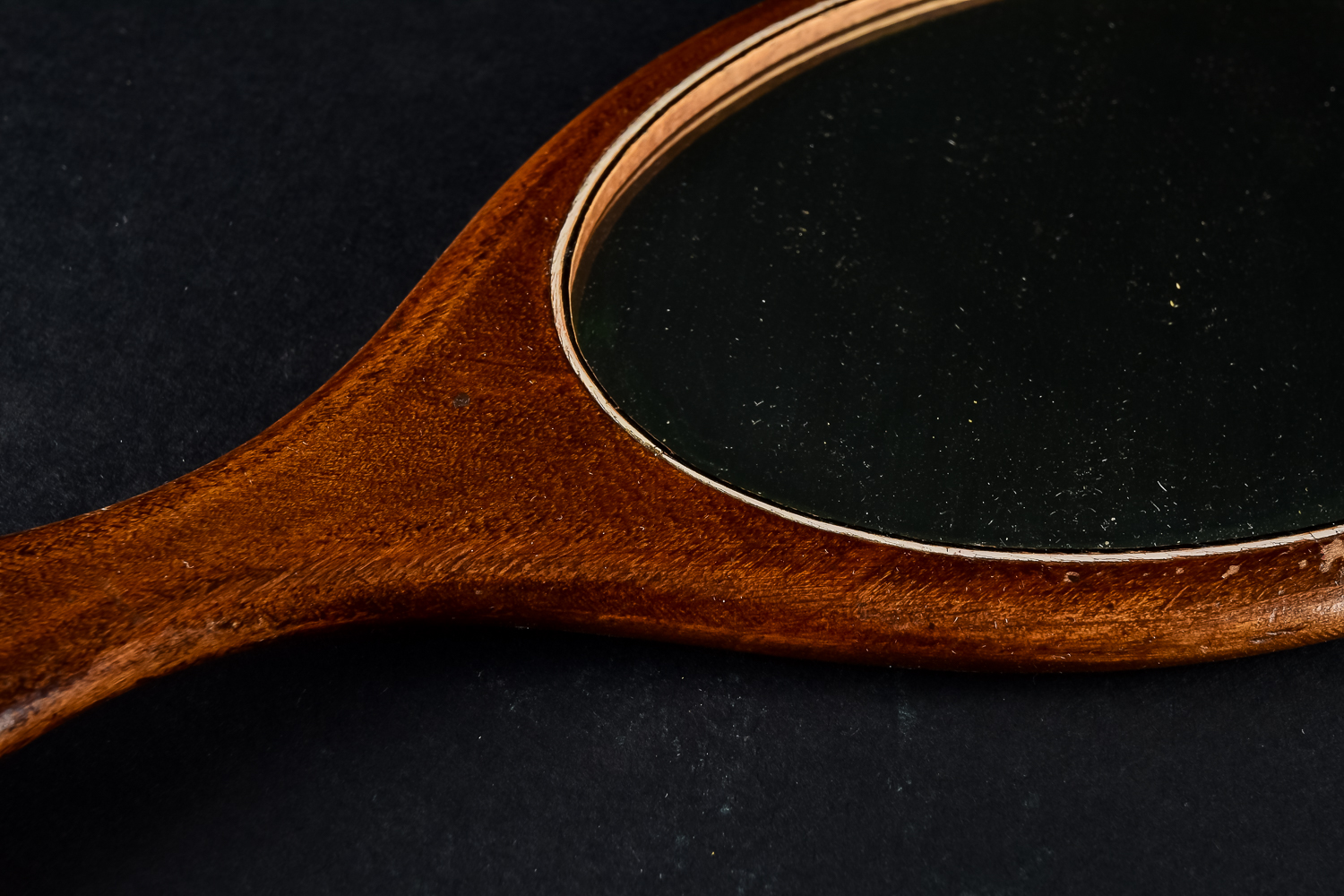 Collection of Wood and Glass Vanity Accessories