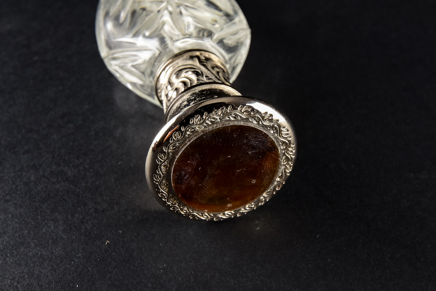 Collection of Wood and Glass Vanity Accessories