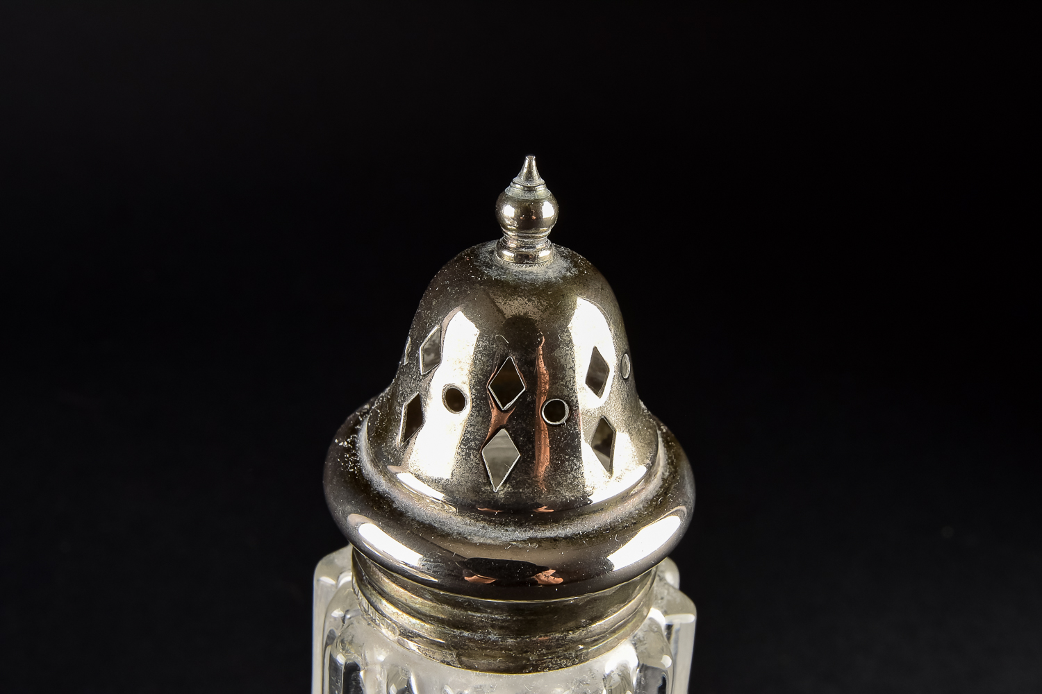 Collection of Wood and Glass Vanity Accessories