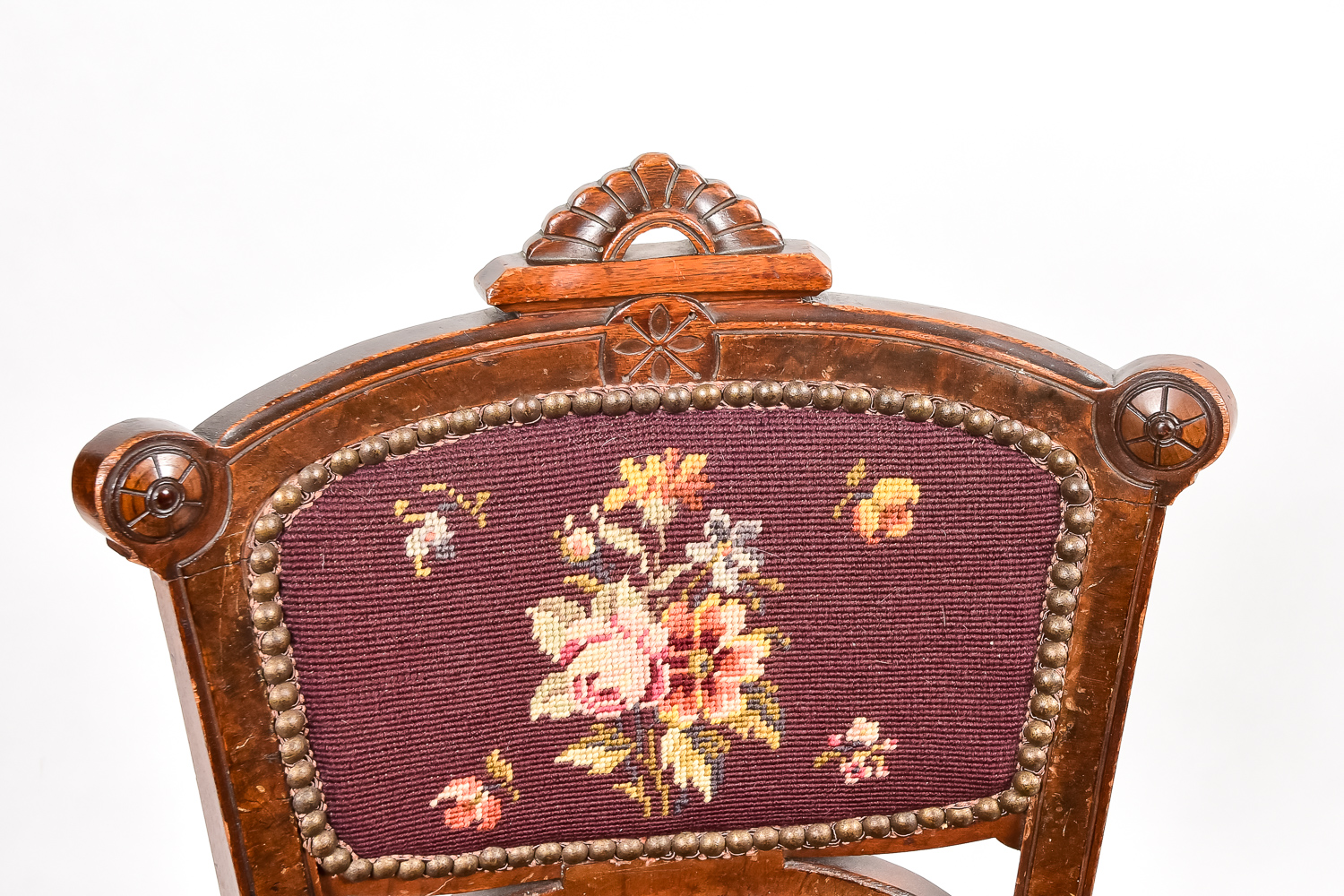 Antique Victorian Walnut Chair