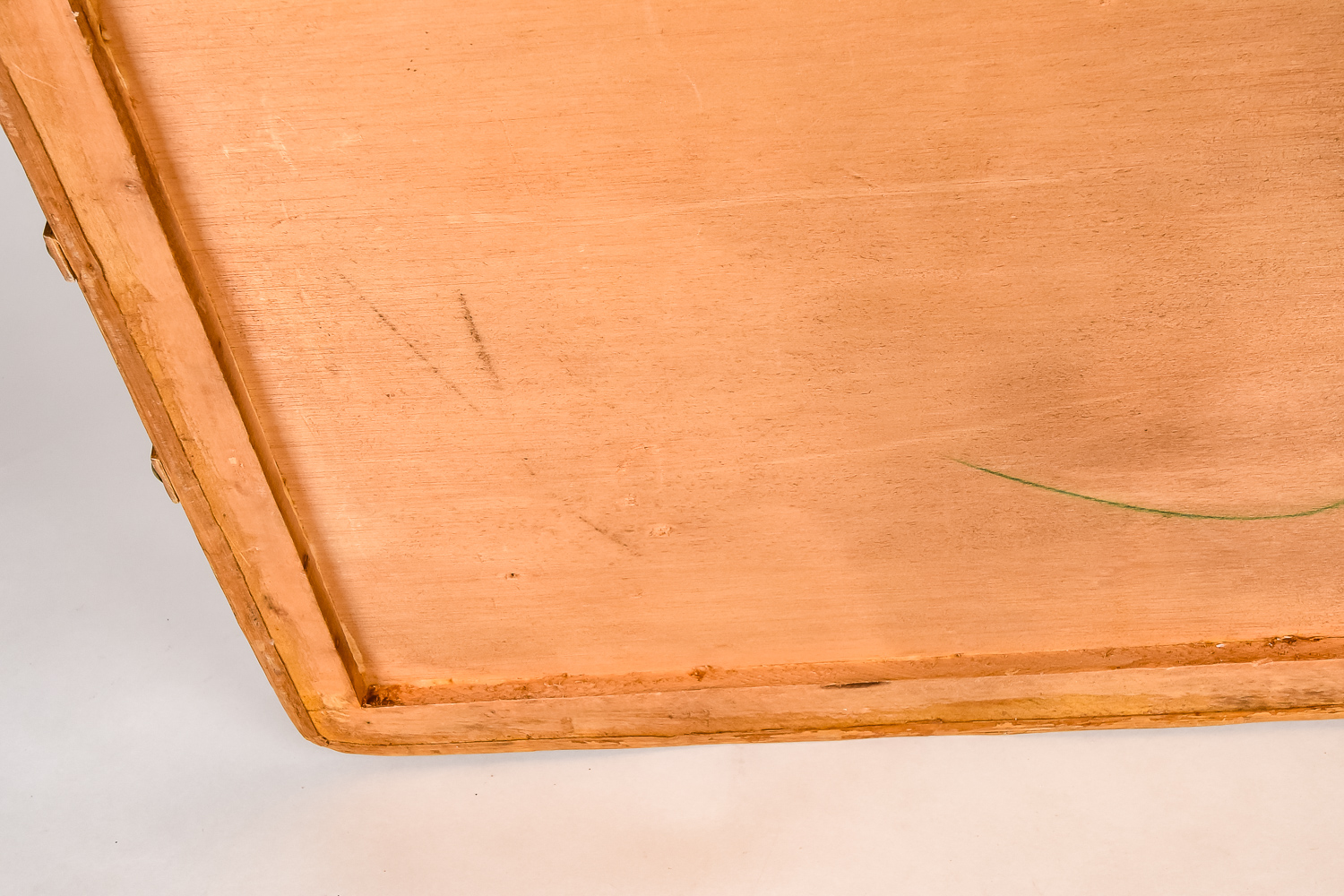 Woven Basket Tray with Patchwork Lining