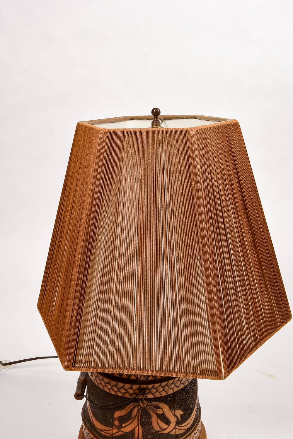 Pyrography Bucket Lamp