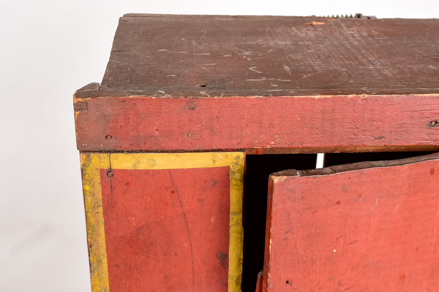 Antique Pine Wall Cupboard