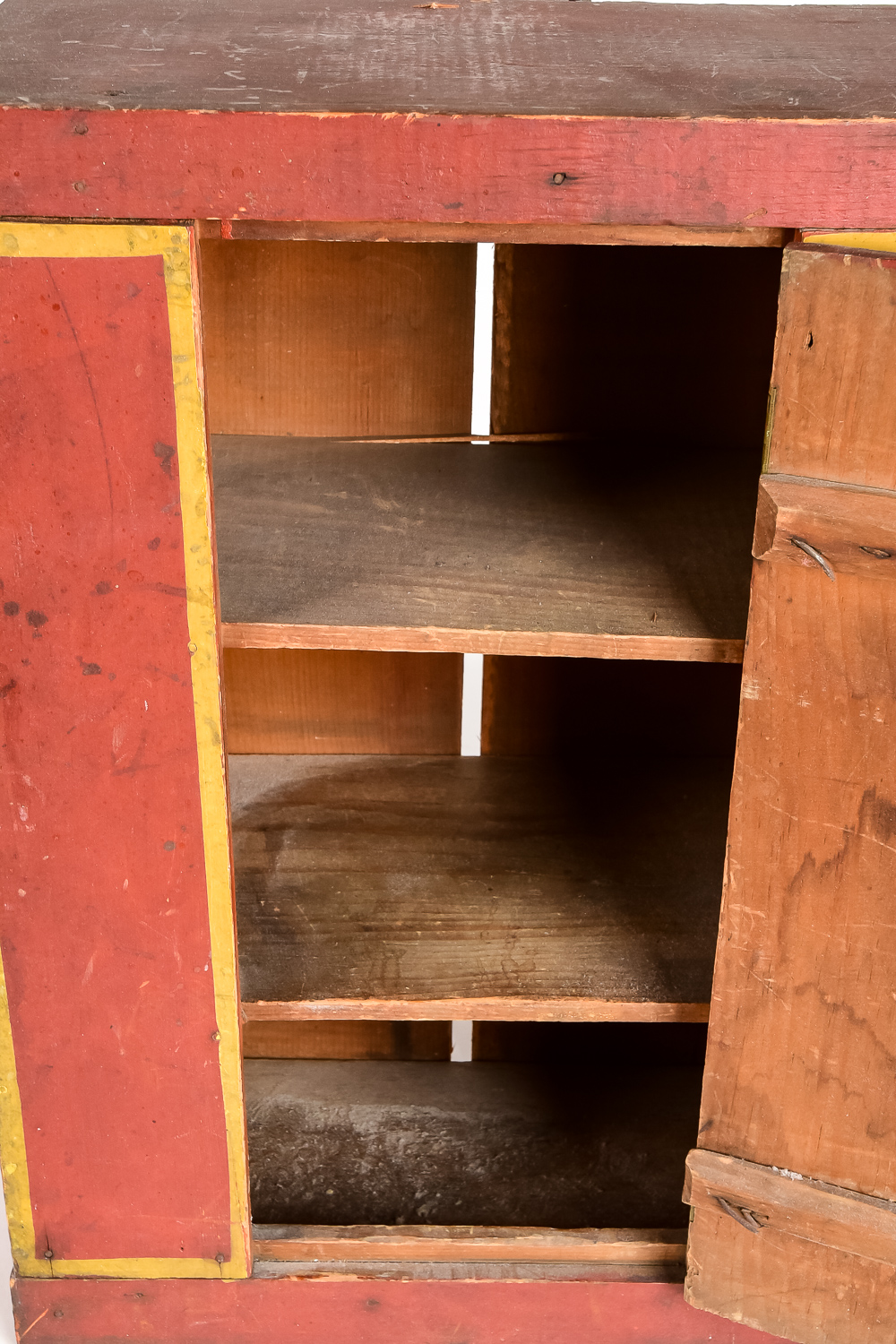 Antique Pine Wall Cupboard