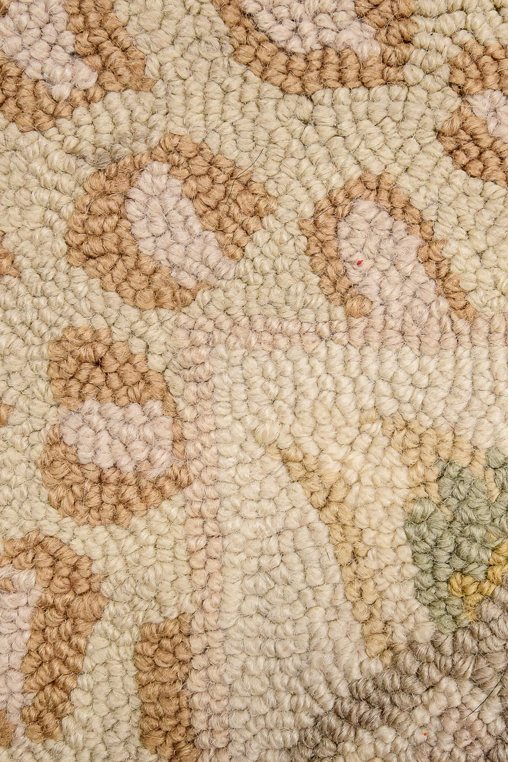 Three Floral Hooked Rugs