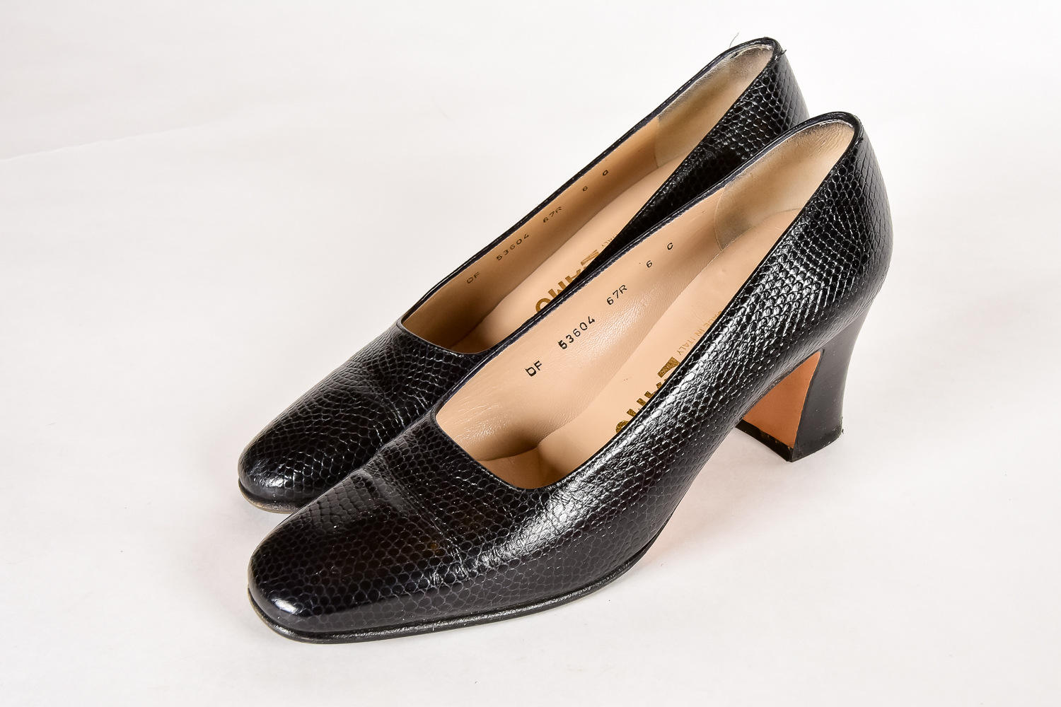 Pair of Italian Leather Women's Designer Shoes