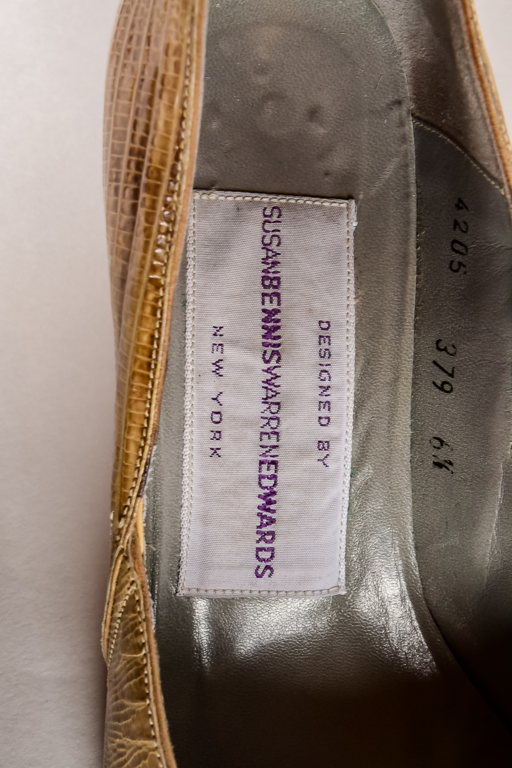 Pair of Italian Leather Women's Designer Shoes