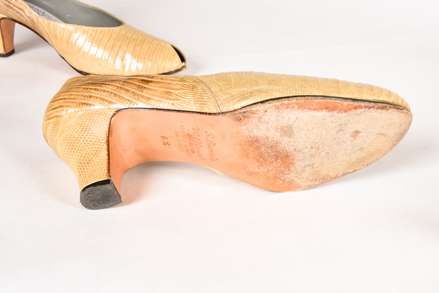 Pair of Italian Leather Women's Designer Shoes