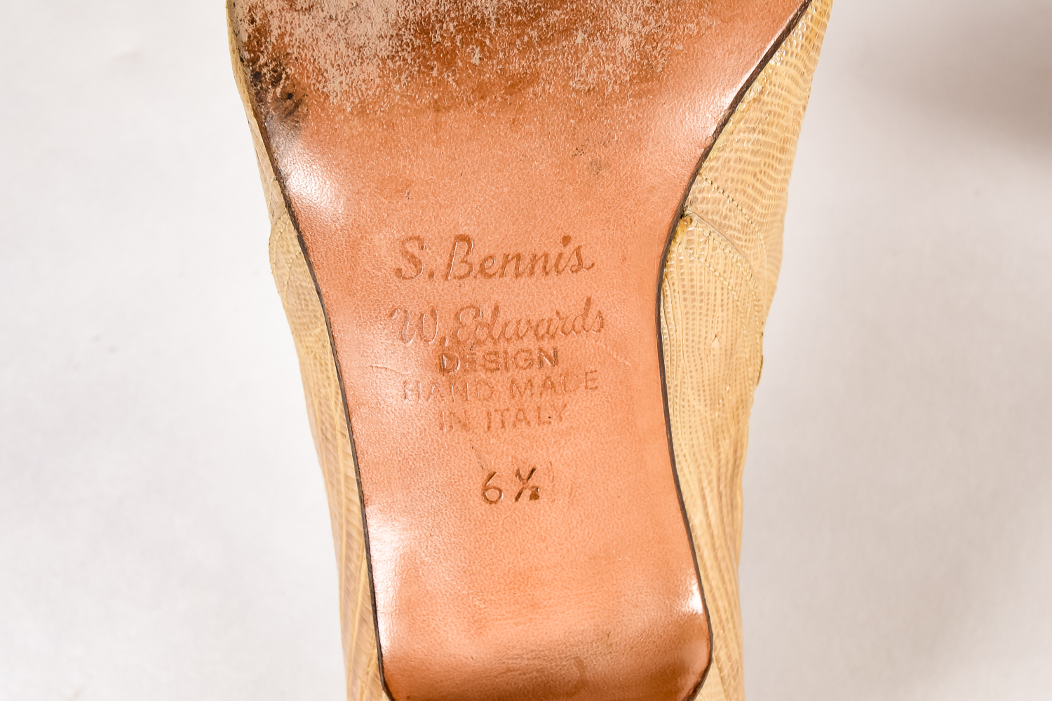 Pair of Italian Leather Women's Designer Shoes