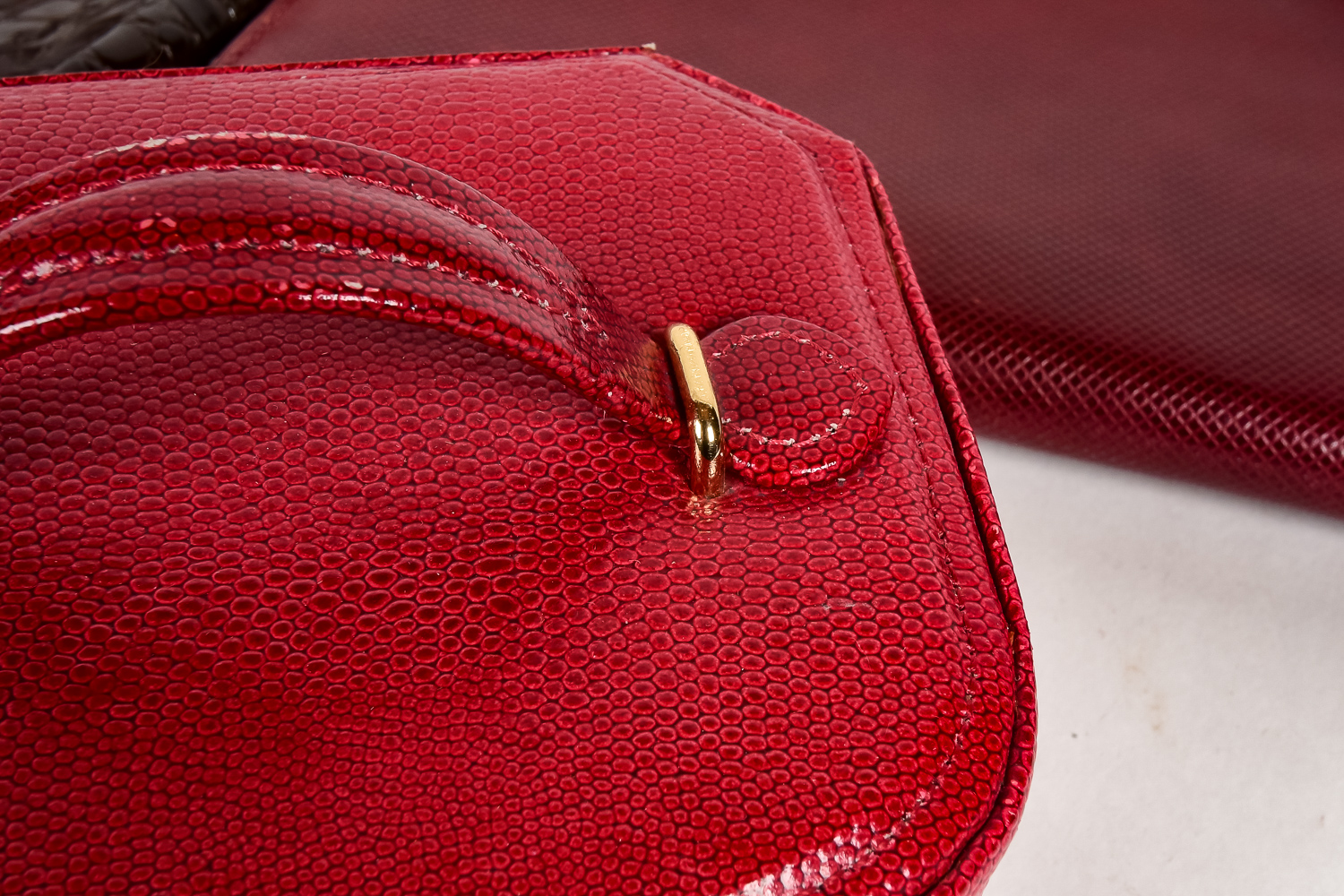 Collection of Designer Leather Purses and Jewelry Case