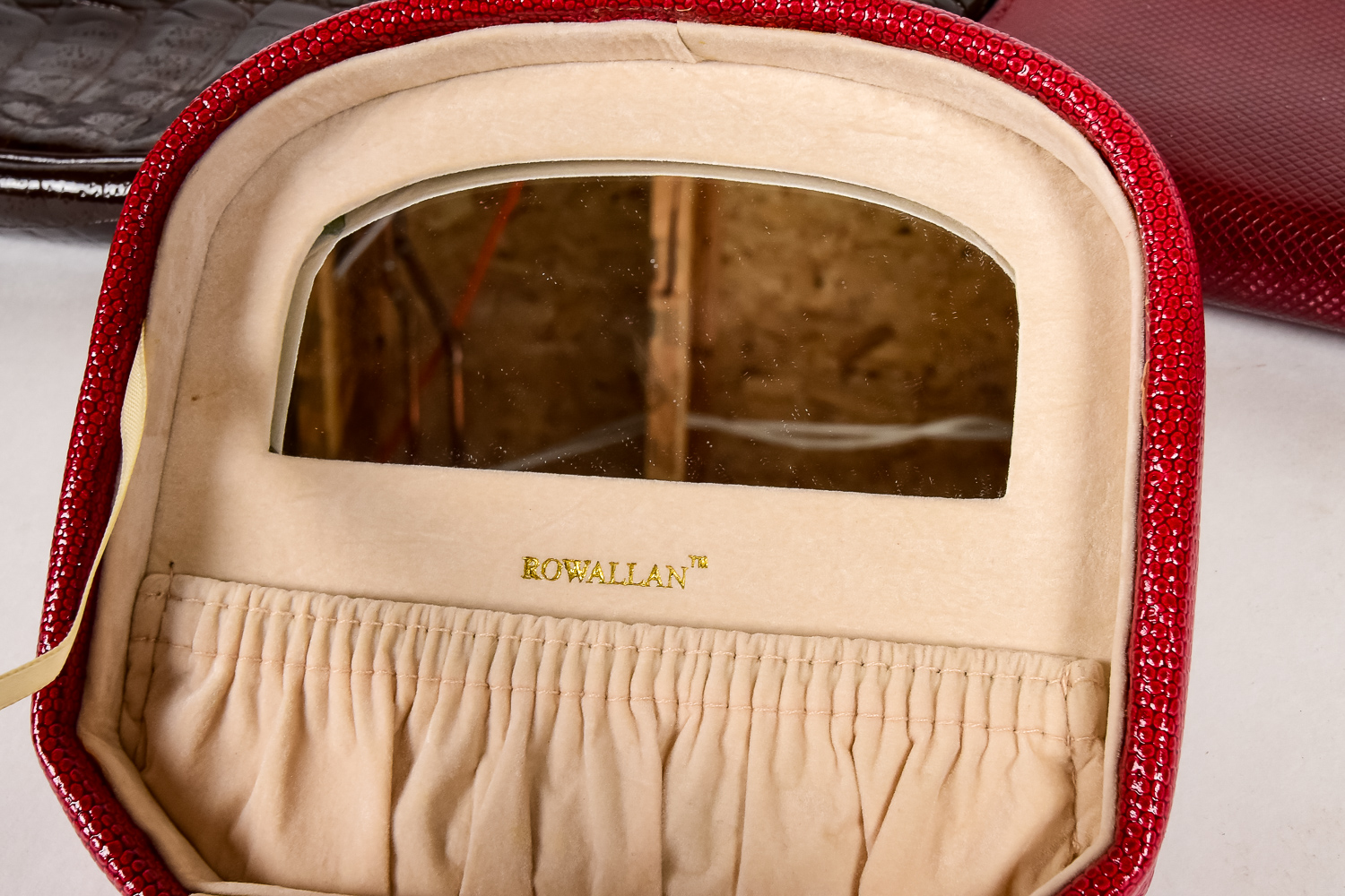 Collection of Designer Leather Purses and Jewelry Case